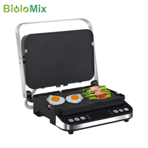 BioloMix 2000W 6-in-1 Electric Grills for Barbecue, Digital Griddle ...